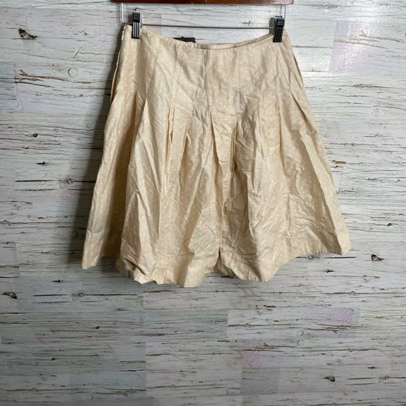 Club Monaco cream polka dot a line full skirt white size 2 NWT - Picture 9 of 11